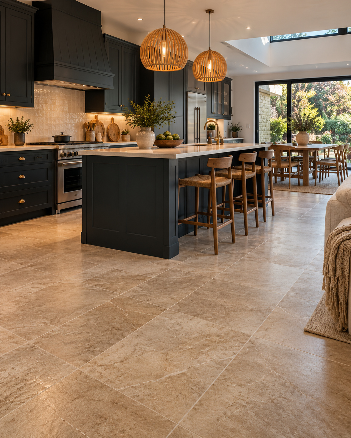 Wall and floor tiling